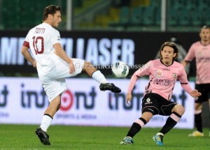 palermo roma Totti