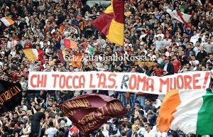 Striscione Roma Novara