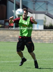 allenamento Totti (no primo piano)