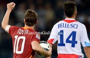 roma catania Totti