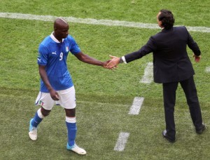 Prandelli e Balotelli