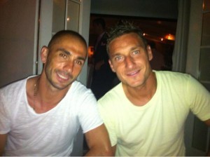 Totti e Di Vaio