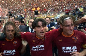 Totti, Montella e Batistuta