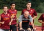 Ritiro riscone Lamela Burdisso Lamela Burdisso