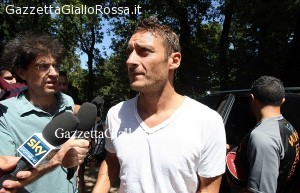 Totti a Villa Stuart