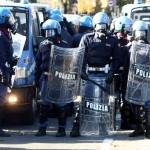 Polizia allo Stadio Olimpico