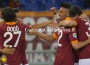 Roma-Napoli L'esultanza