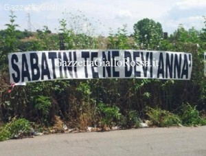 striscione sabatini
