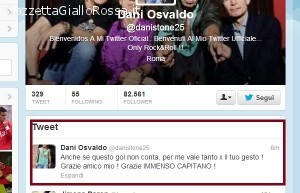 Tweet Osvaldo