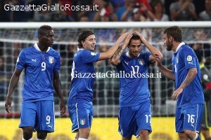 Italia-Repubblica Ceca Osvaldo e De Rossi
