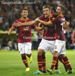 parma roma esultanza strootman