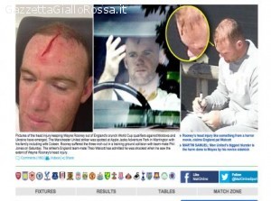 rooney infortunio