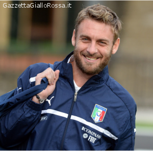 De Rossi nel ritiro della Nazionale