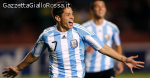 Iturbe con la maglia dell'Argentina