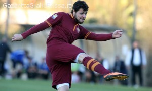 Mattia Destro in azione con la Primavera