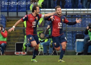 Bertolacci festeggiato da Gilardino