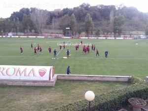 allenamento Roma