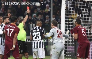 juventus roma espulsione castan