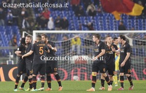 roma-napoli Coppa Italia esultanza