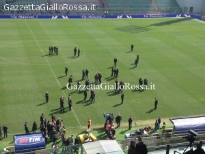 Sassuolo-Roma Squadra in campo