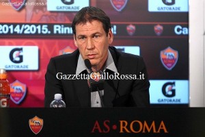 Garcia in conferenza stampa