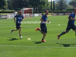 De Rossi e Bonucci a Coverciano