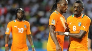 Kalou, Drogba e Gervinho nella Costa d'Avorio