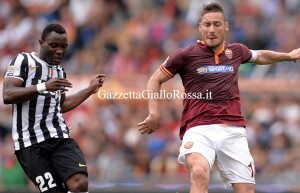 Roma-Juventus Totti Asamoah