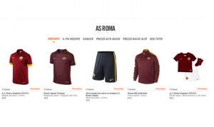 Materiale Nike Roma