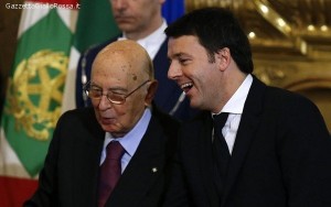 Renzi e Napolitano