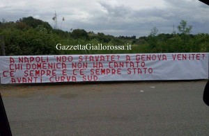 Striscione Curva Sud