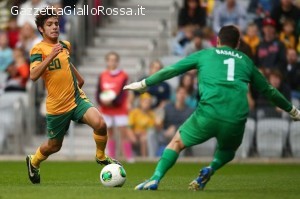 De Silva, classe '97, in azione con l'Australia U20