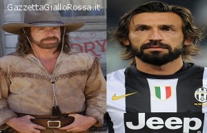 Pirlo e il suo sosia