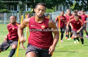 Benatia in allenamento