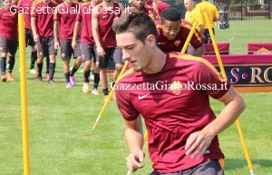 Petar Golubovic in allenamento