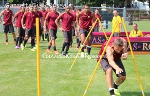 Totti in allenamento