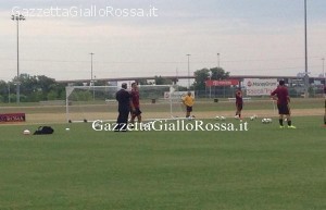 Pallotta in campo con Totti