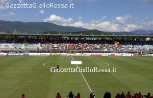 Tifosi Roma a Rieti