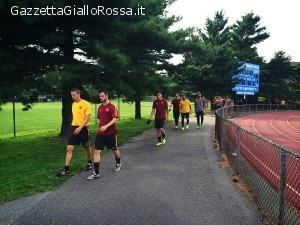 Allenamento Roma Boston