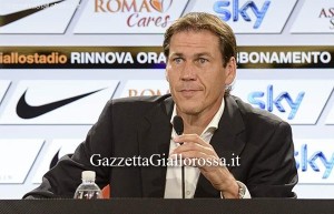 Rudi Garcia in conferenza stampa