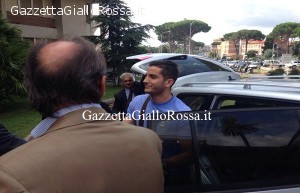 Manolas al Policlinico Gemelli