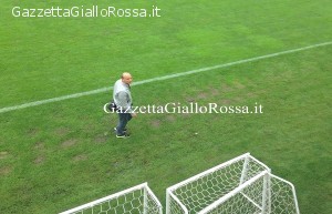 Baldissoni all'allenamento