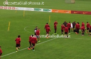 L'ingresso in campo della squadra