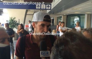 Strootman a Fiumicino