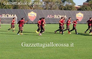 Allenamento a Trigoria