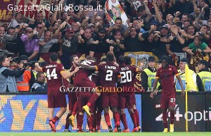 Juventus-Roma Esultanza