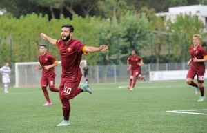 Roma Primavera-Bayern gol Adamo (foto asroma)