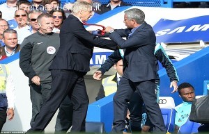 Wenger e Mourinho