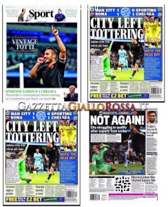 La stampa inglese celebra Totti