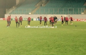 Allenamento Roma Mosca